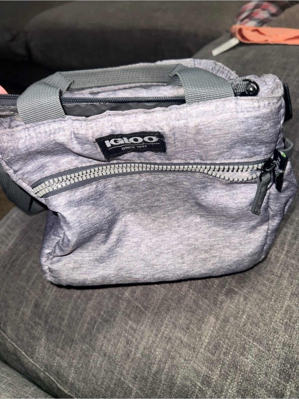 Igloo Gray Insulated Lunch Cooler Bag
